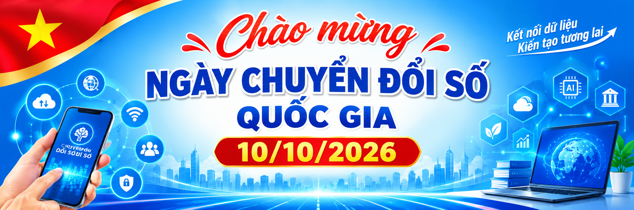 Chào mừng Ngày Chuyển đổi số quốc gia 10/10/2026