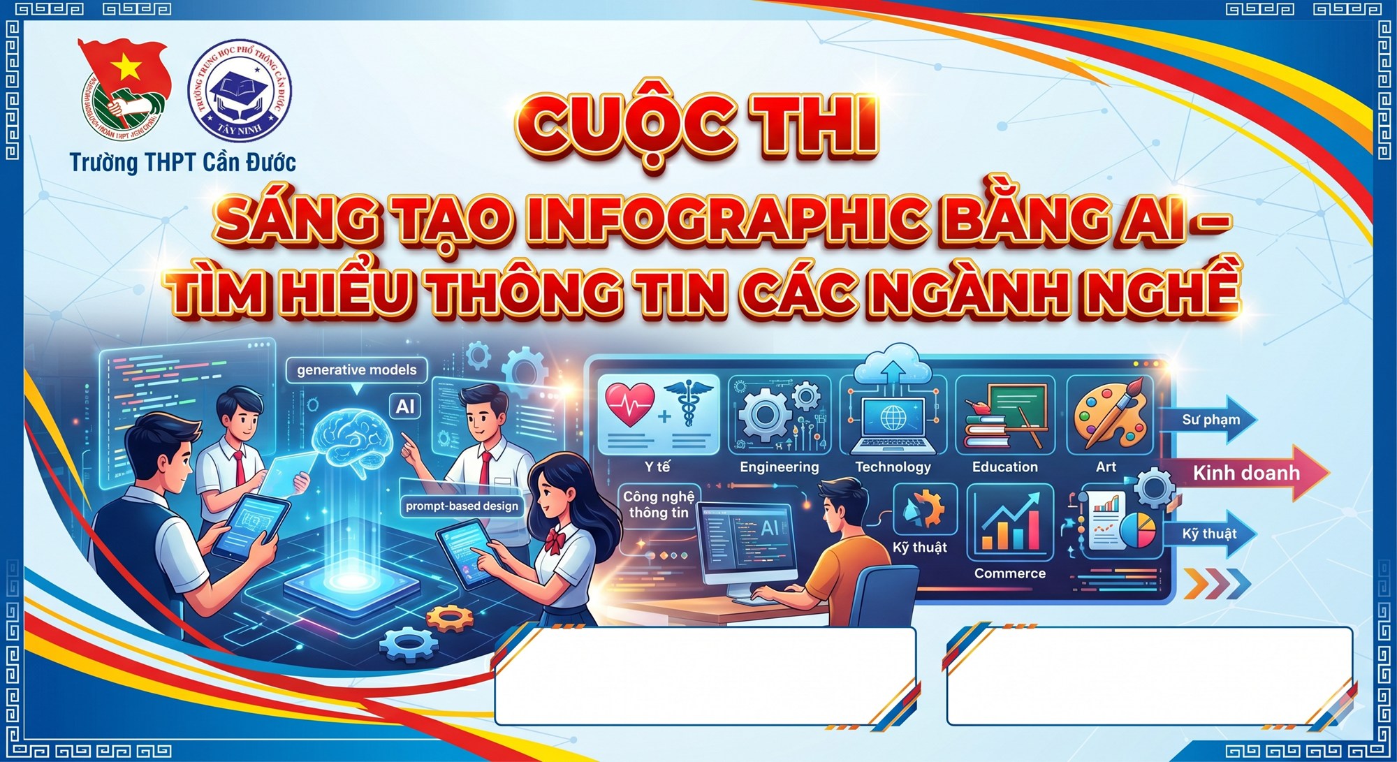  CUỘC THI "SÁNG TẠO INFOGRAPHIC BẰNG AI – TÌM HIỂU THÔNG TIN CÁC NGÀNH NGHỀ" 