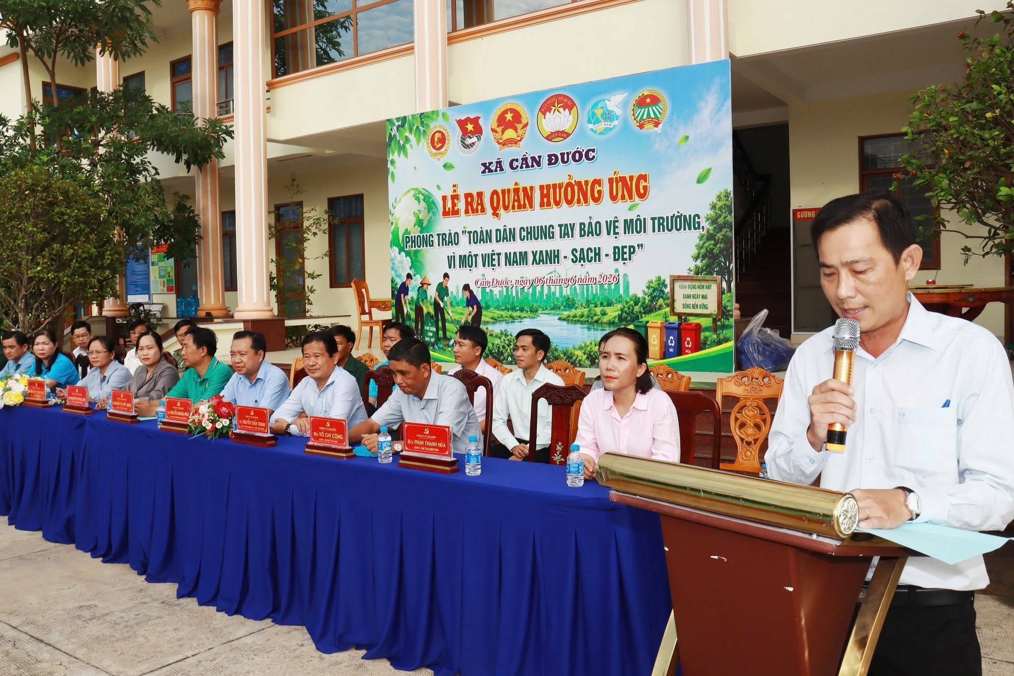 🌳🌿 ĐOÀN VIÊN, HỌC SINH TRƯỜNG THPT CẦN ĐƯỚC THAM GIA LỄ RA QUÂN HƯỞNG ỨNG PHONG TRÀO "TOÀN DÂN CHUNG TAY BẢO VỆ MÔI TRƯỜNG – VÌ MỘT VIỆT NAM XANH – SẠCH – ĐẸP" 🌿🌳