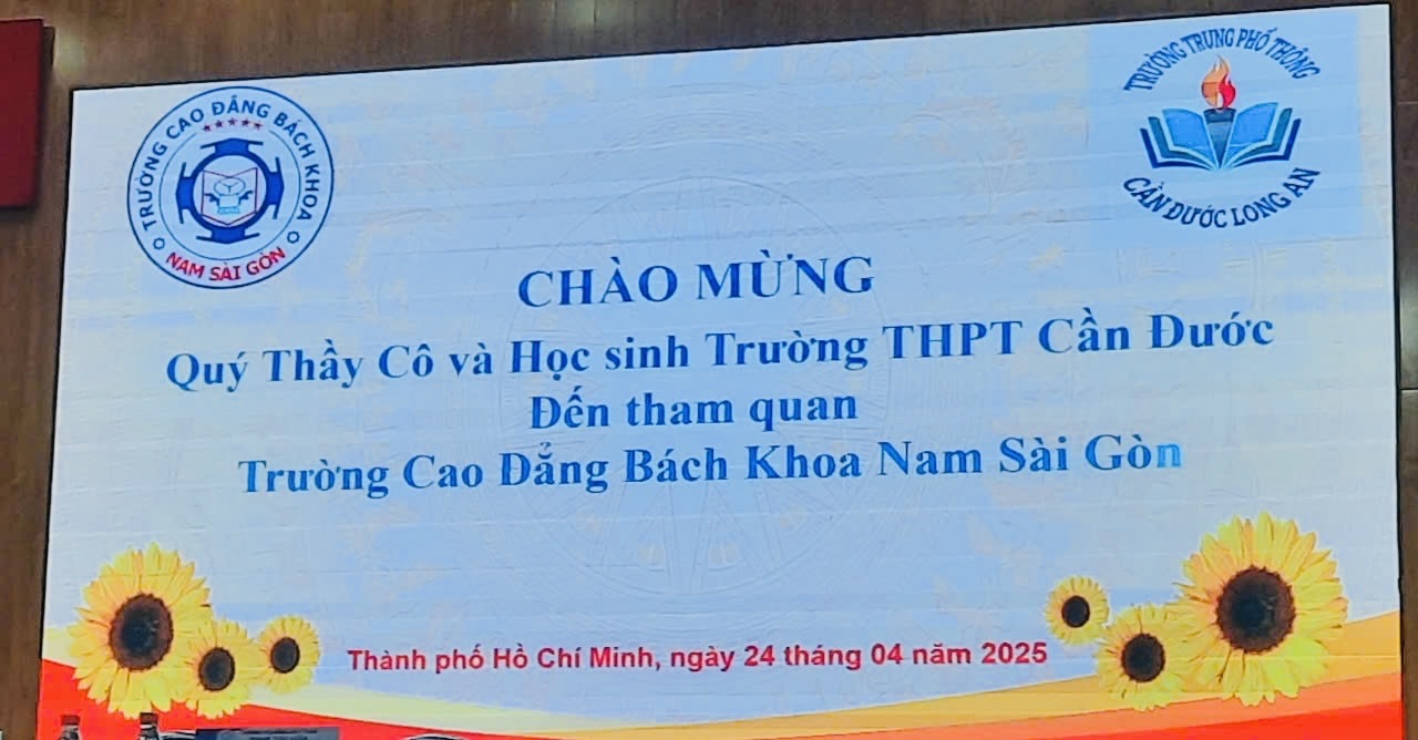 HOẠT ĐỘNG TRẢI NGHIỆM HƯỚNG NGHIỆP – THAM GIA NGÀY HỘI HƯỚNG NGHIỆP TẠI TRƯỜNG CAO ĐẲNG BÁCH KHOA NAM SÀI GÒN
